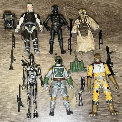 Hasbro Star Wars Black Series Bounty Hunter Lot Empire Strikes Back Fett Dengar