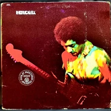 Jimi Hendrix Band of Gypsys LP 1970 Capitol STAO-472 Vinyl EX