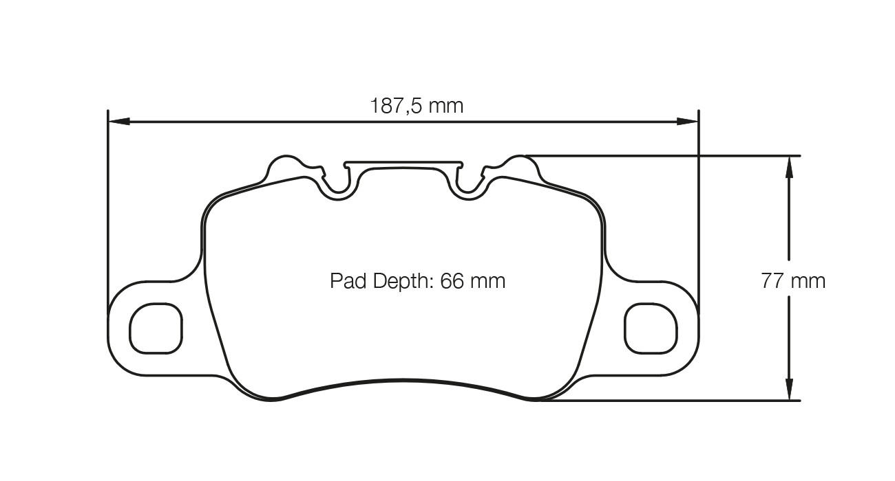 [U.4925.RSL29]Pagid Brake Pad Set, Porsche 918 Spyder, 991 GT3, Turbo 13-up