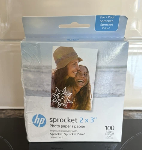 HP Sprocket & Sprocket 2-in-1 2x3" Photo Paper 90 Sheets ~ BRAND NEW!