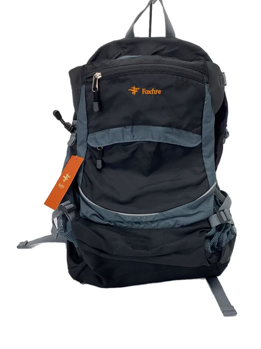 Foxfire Backpack Nylon Black Solid Color 53-21886… - image 2