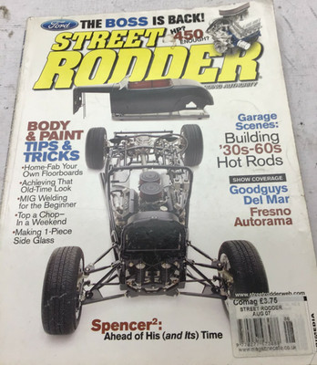 Street Rodder USA Car Magazine August 2007 Garage Scenes M33 3507