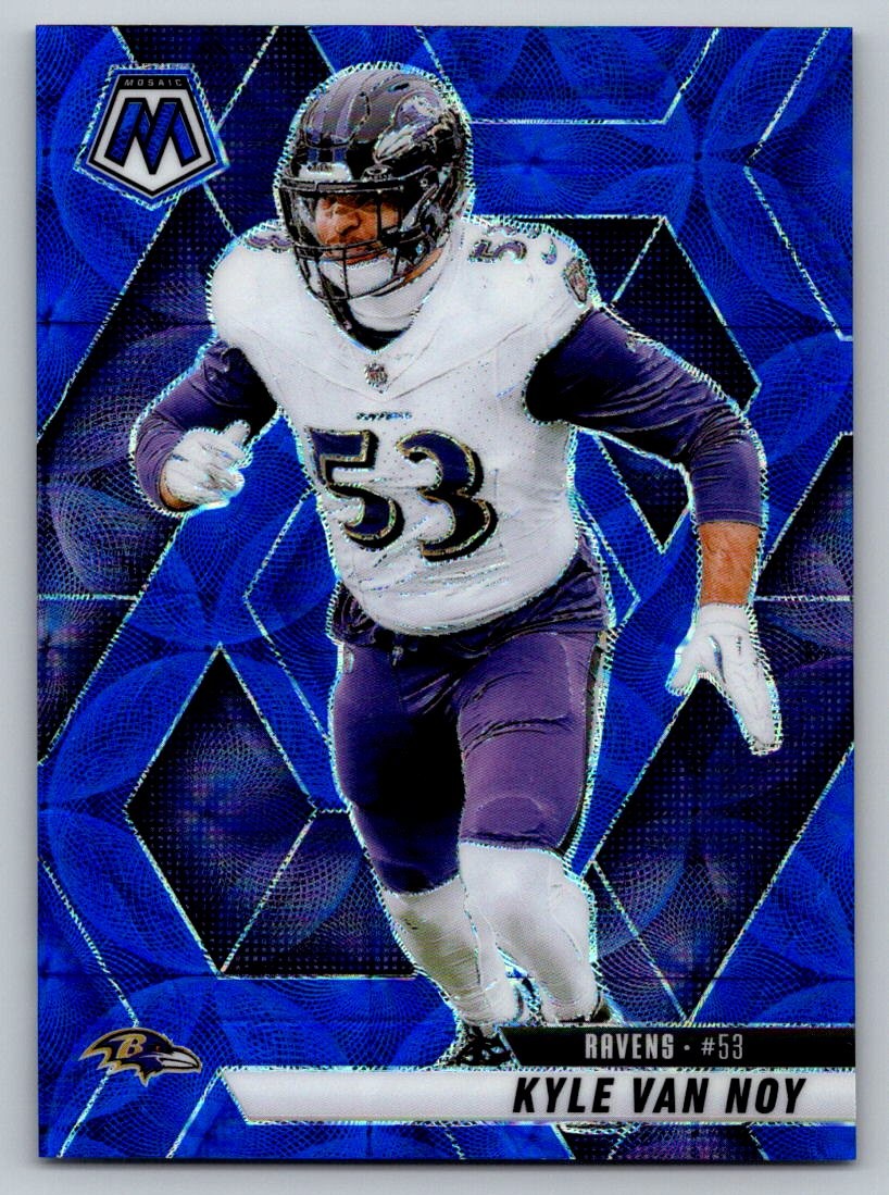 2025 Panini Mosaic #13 Kyle Van Noy Blue Scope