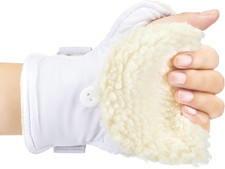 2 Pcs Palm Protector for Both Hands Finger Contractures Cushion with Elastic Ban