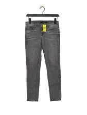 J Brand Women's Jeans W 26 in Grey Cotton with Elastane, Polyester Straight