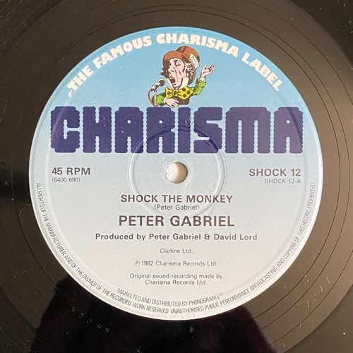 Peter Gabriel - Shock The Monkey 1982, 12” Vinyl Single, Charisma SHOCK 12 VG+ - Picture 5 of 6