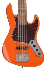 Sadowsky MetroExpress Vintage JJ 5-string Bass Guitar - Solid Candy Apple Orange