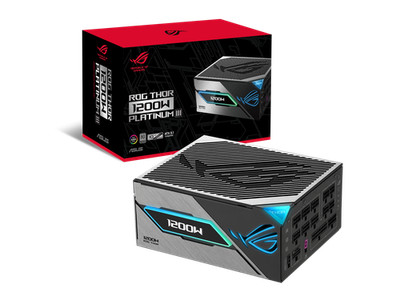 ASUS ROG Thor 1200W Platinum III PSU (80 PLUS Platinum Certified, ATX 3.1, GaN