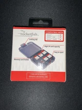 Rocketfish Universal Game Vault Case for Nintendo Switch Smoke Black