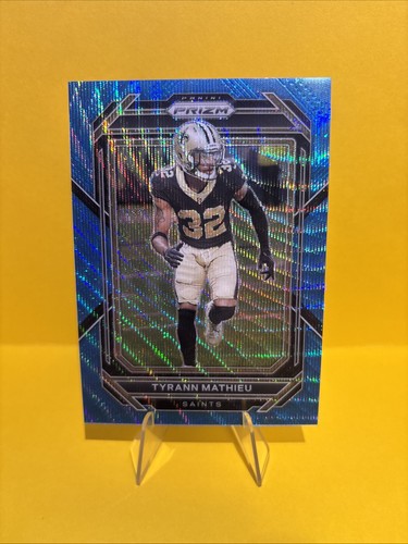 Tyrann Mathieu 2022 Panini Prizm Blue Wave Prizm /199 Saints 211