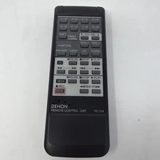 Denon RC-104 Remote Control for DCD-425 DRA-425 DRA-625 -  Tested Working