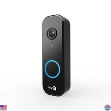 2K Video Doorbell, Battery/Wired, Night Vision, 2-Way Talk, Motion Alerts,