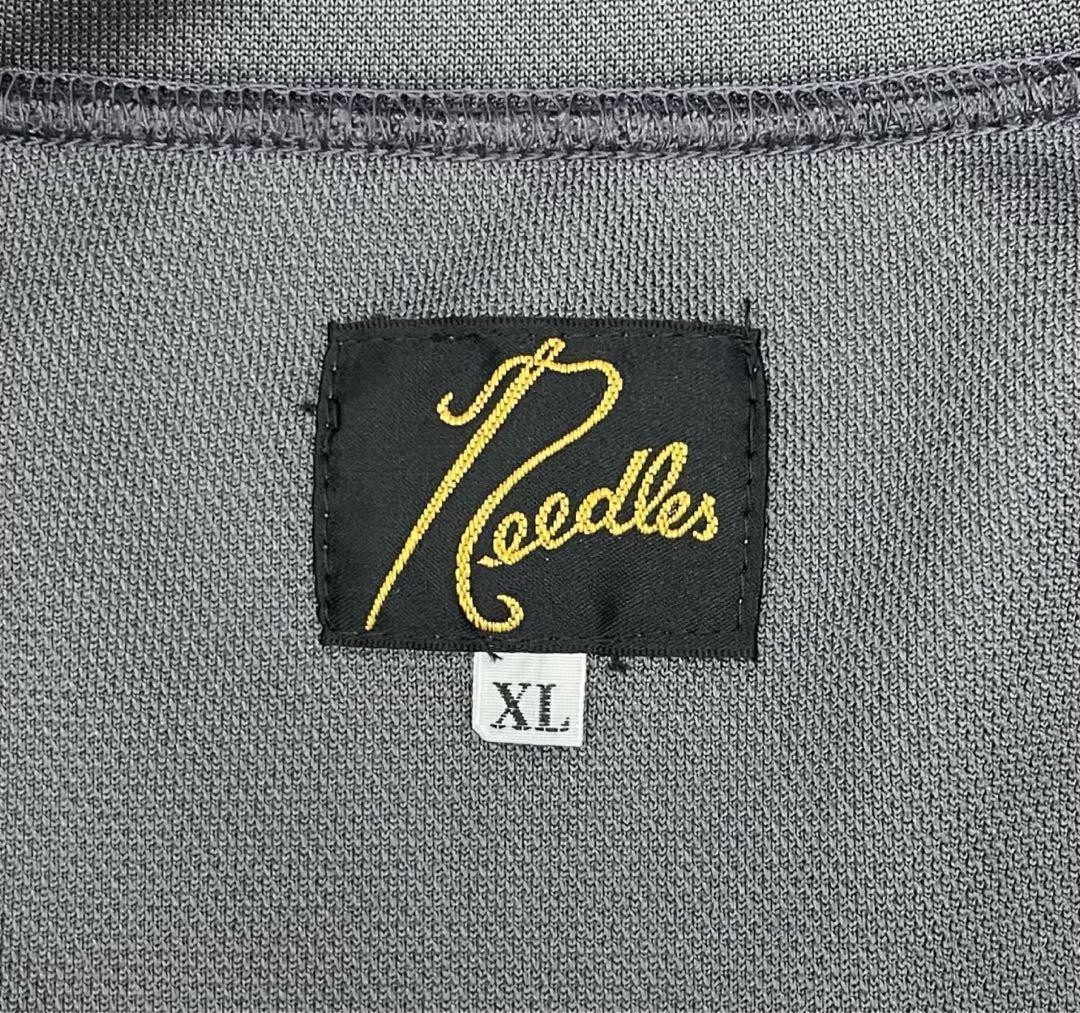 USED TRACK JACKET, XL, GRAY AND WHITE, NEEDLES, BREATH GOOD image 8