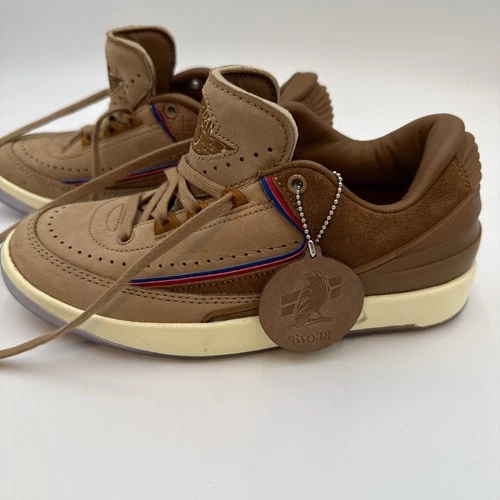 Nike Air Jordan 2 Retro SP Low DV7129-222 Tan British Tan Men's NEW WITHOUT BOX