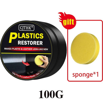 1pc Car Plastic Restorer Back to Black Trim Coating Repair Polish - NEW