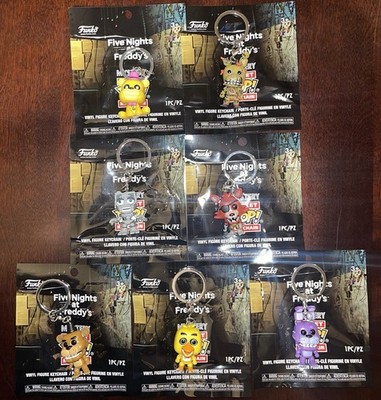 Mystery Pocket Pop Keychain Five Nights At Freddy's X7 Lot Endo  Golden Bonnie