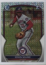 2023 Bowman Chrome Prospects Mega Box Mojo Refractor Edwin Solano #BCP-169 6u5