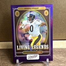 2024 Panini Prestige Kordell Stewart  Living Legends Steelers PURPLE /99 SP