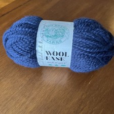 Lion Brand Wool Ease Thick And Quick  yarn Color : Blue Marine