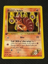 Blaine's Vulpix 66/132 - 1st Edition - Pokemon Gym Challenge