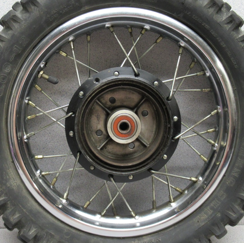 VINTAGE 1991 YAMAHA PW80 PW 80 REAR RIM HUB TIRE - Picture 10 of 21