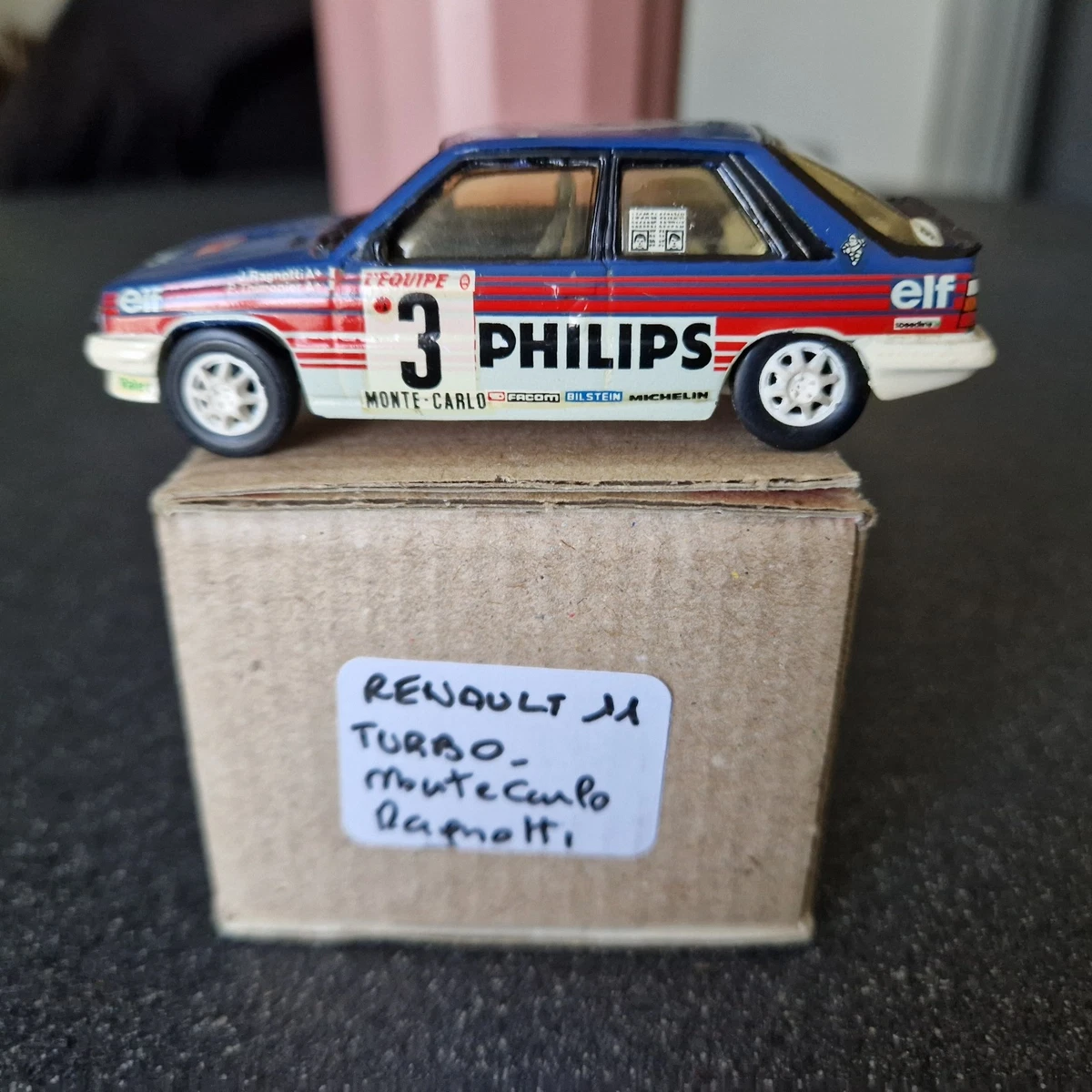 Minicar Plus Resin Sb 1/43 - Renault 11 Turbo 1988 Black
