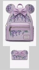 NWT Loungefly Minnie Mouse Wisteria Ears Flor...