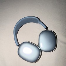 Apple AirPods Max Blue Wireless Noise Cancelling Headphones Adjustable Headband