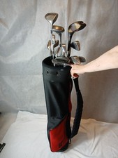 Full Right Handed Golf Club Set Inc Bag Balls Clubs Wilson Smokey Etc