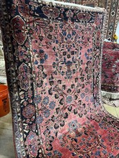 Auth: Antique Sarougk Rug UNIQUE Mystical ART Beauty Wine 4x7 NR