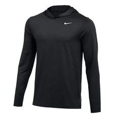 Nike Men's Hyper Dri-FIT Long Sleeve Hooded Top CU9458-010 Black NWT