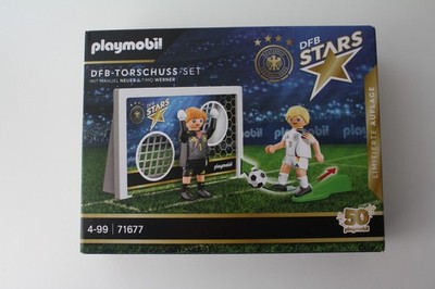 FIFA EM 2024 playmobil 71677 DFB-TORSCHUSS-SET MIT MANUEL NEUER & TIMO WERNER