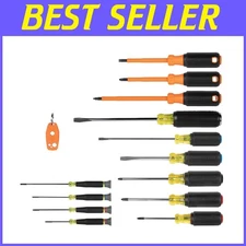 Multi-Functional 14-Piece Screwdriver Set with Magnetizer
