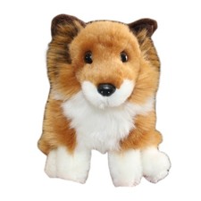 Shetland Sheepdog Plush 7" Stuffed Animal, Sheltie Dog Toy Fluffy Cute