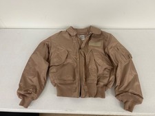 Vintage Ashland Flyer’s Jacket Large Tan Aramid Cold Weather 45/P Bomber 2000s