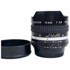 Nikon NIKON Ai-S Nikkor 16mm F2.8 Fish Eye Lens Z5654