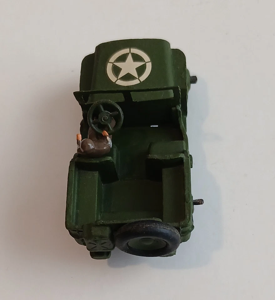 Dinky Toys Military 153A USA GMC Jeep white star 1947-48 - Image 3 of 4