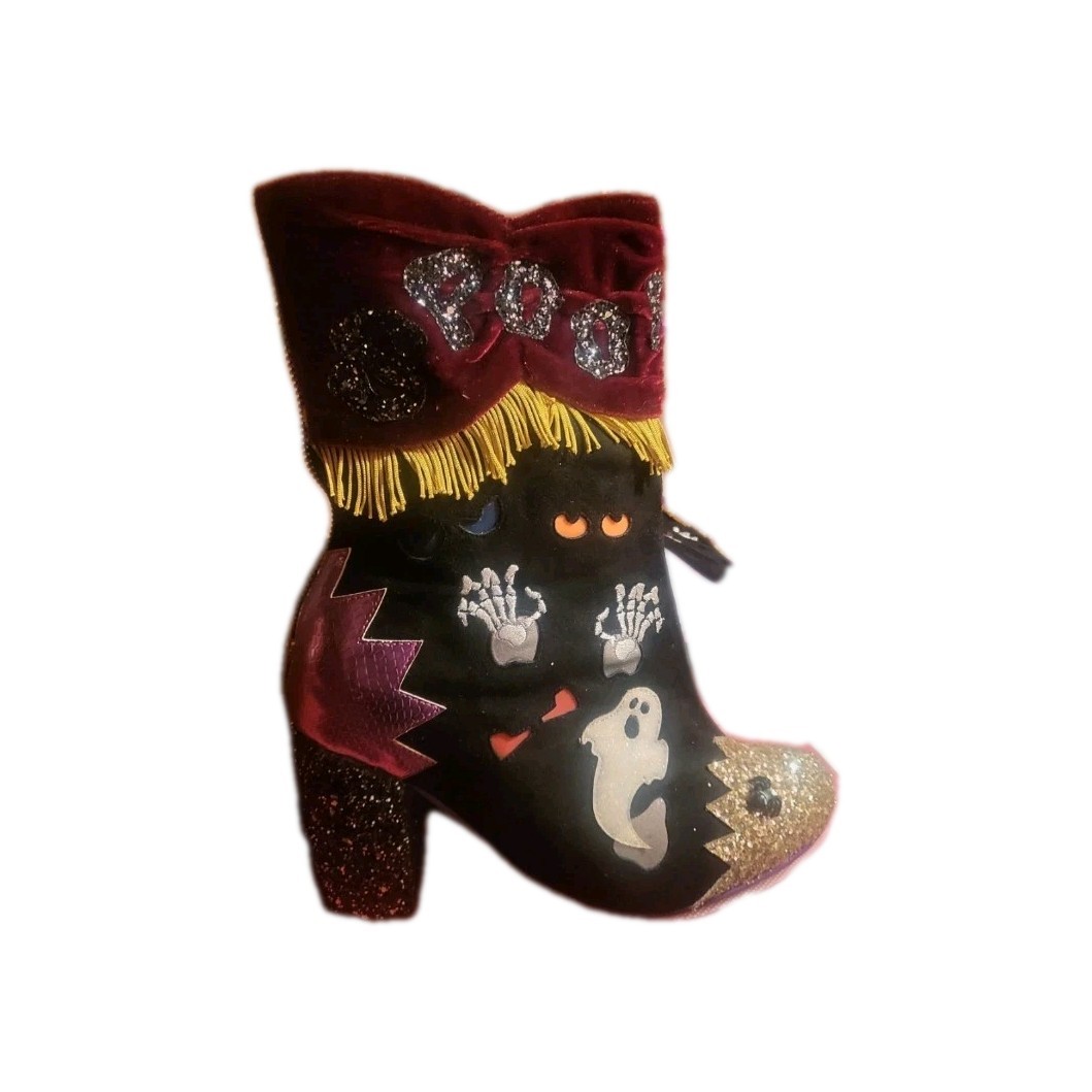 Irregular Choice Who's There Light Up Ghost Boots size42 UK8 Bnib -Rrp£600 rare image 8