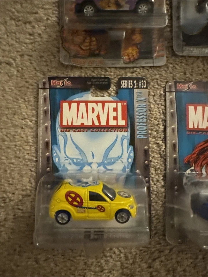 Huge Brand New 11 Marvel Maisto Car Lot Collection Storm Torch Jean Grey Electra - Image 4 of 4