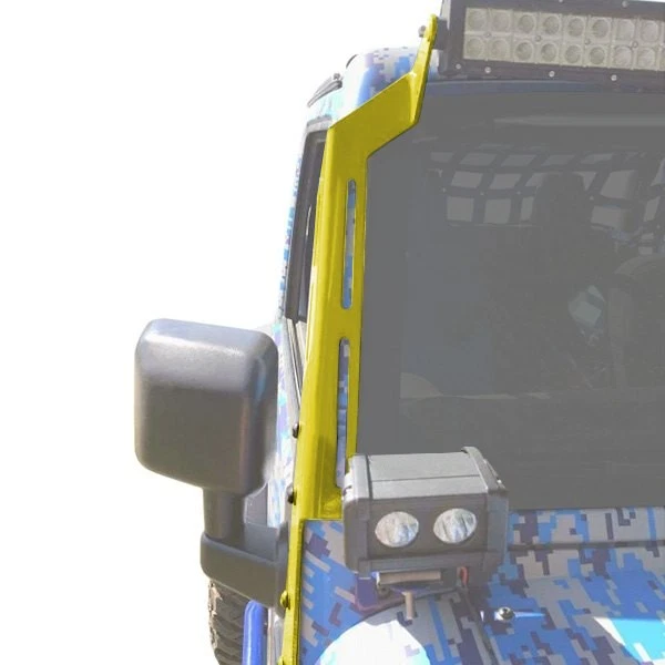 For Jeep Wrangler 07-17 Lemon Peel Windshield Frame Mounts for 50" LED Light Bar - Imagem 2 de 2
