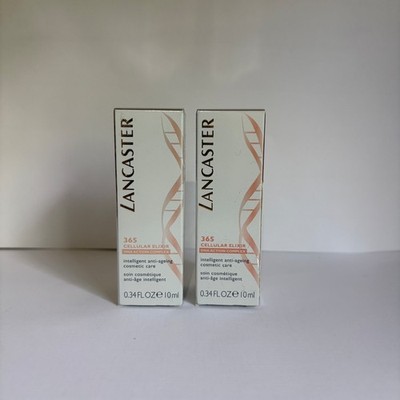 2 NIB Lancaster 365 Cellular Elixir Anti-age Serum 0.34 oz /10ml Each