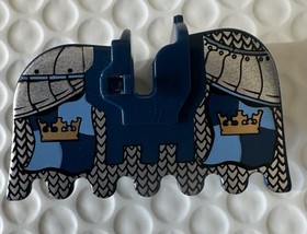 Lego Horse Barding Gold Crowns Silver Chain Mail Castle Sets 7093 7094 852293