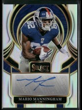 2025 Panini Select Select Signatures Mario Manningham #SIP-MMM (AU) Holo (890)