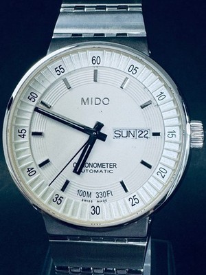 Mido All Dial Chronometer COSC Automatic White Dial Swiss Watch 41mm