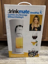 NEW DrinkMate OmniFizz Beverage Carbonator Sparkle Beverage Maker W Cartridge