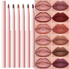 evpct 6Pcs Retractable Lip Liner Pencils Set Pack for Shaping  Sculpting Lips...