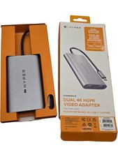 HyperDrive Dual 4K HDMI USB-C Video Adapter for M1 M2 MacBooks Laptops