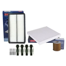 Denso Tune Up Kit NGK 4 Spark Plugs & Boots Kit for Mazda 6 2.3 L4 Turbo MZR