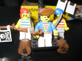 Vintage Pirate Lego 6257 Castaway's Raft w Instructions & Original Box