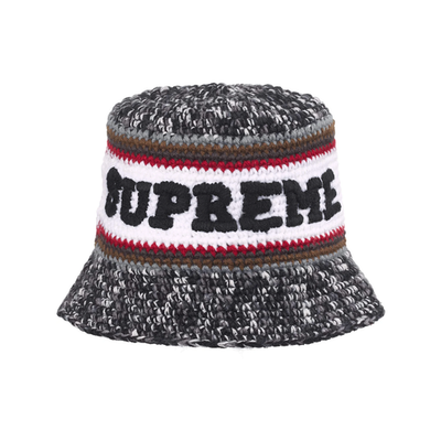 Supreme Knit Logo Crusher Hat (SS26) Black | eBay